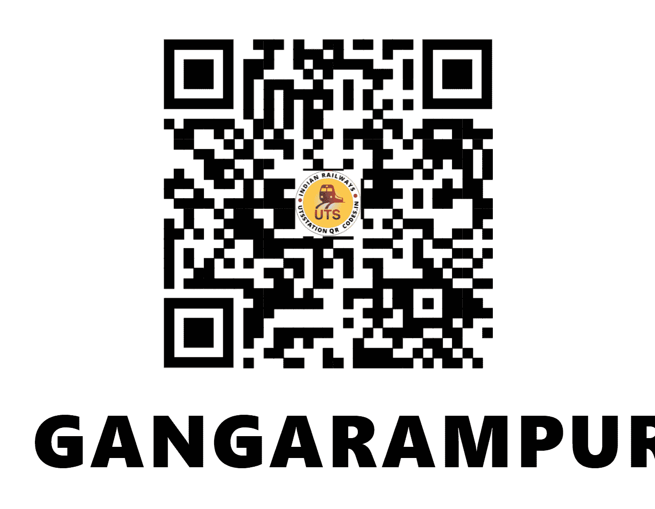 UTS QR Code for GANGARAMPUR - GRMP (NF - WEST BENGAL)